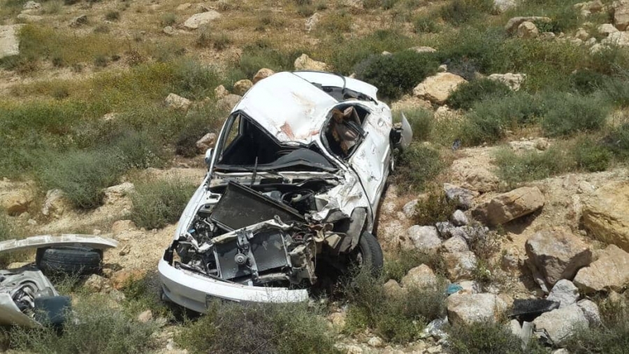 وفاة شخص و إصابة أربعة آخرين اثر حادث تدهور في محافظة الطفيلة