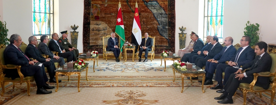 القمة الأردنية المصرية: ضرورة التوصل لحل سياسي للازمة السورية