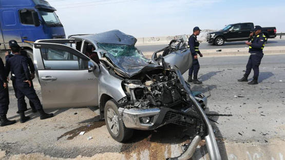 وفاة شخص اثر حادث تصادم في محافظة العقبة