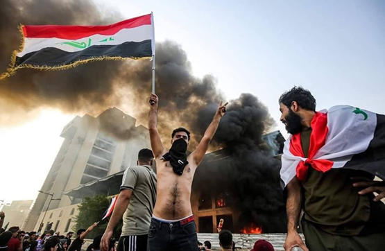 تفكيك صواريخ موجهة ضد المتظاهرين ببغداد