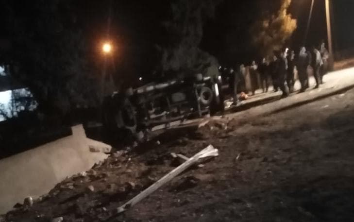 بالصور.. وفاة شخص وإصابة آخرين اثر حادث تدهور في محافظة الكرك