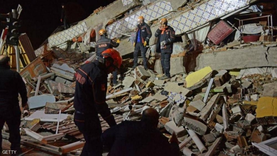 ارتفاع حصيلة ضحايا زلزال تركيا المدمر